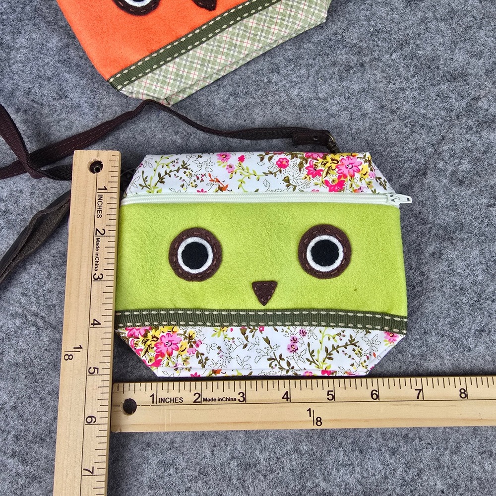 Nook Nook Owl Crossbody Bag Girls Small Multicolor Patchwork Floral Lot of 4 NWT - Picture 6 of 10